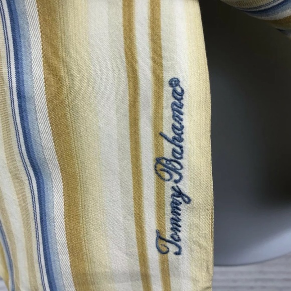 Tommy Bahama Men’s Long Sleeve 100 % Silk Shirt L - Picture 4 of 7